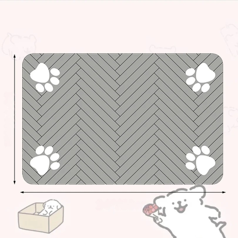 Waterproof Pet Feeding Mat for Clean Floors