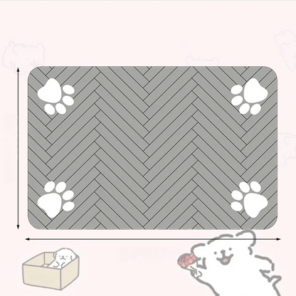 Waterproof Pet Feeding Mat for Clean Floors