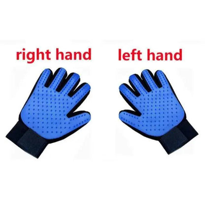 New Efficient Pet Grooming Cleaning Gentle Brush Gloves Pet Hair Remover Gloves